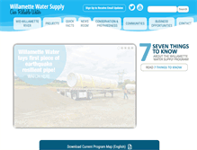Tablet Screenshot of ourreliablewater.org